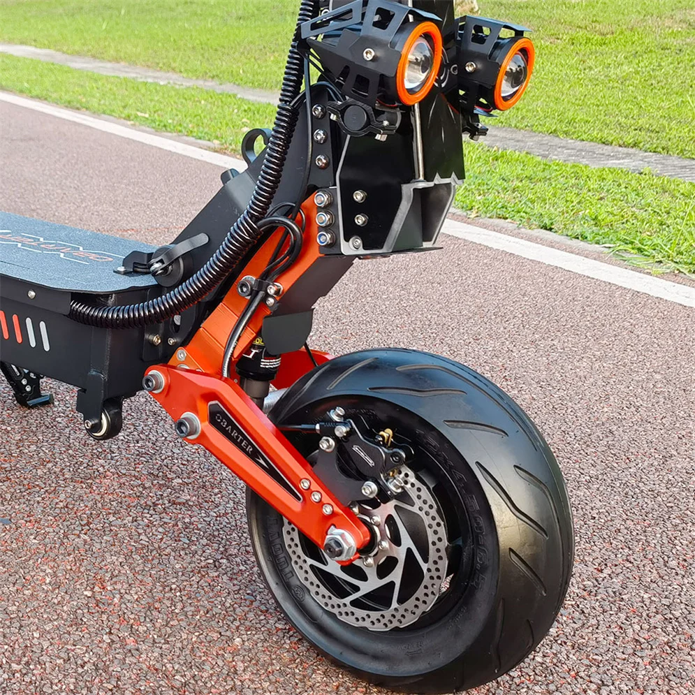 Manufacturer Usa Eu Warehouse 12Inch 5000W 48V All Terrain Electric Scooter Dual Motor Folding High Speed Elektrische Step