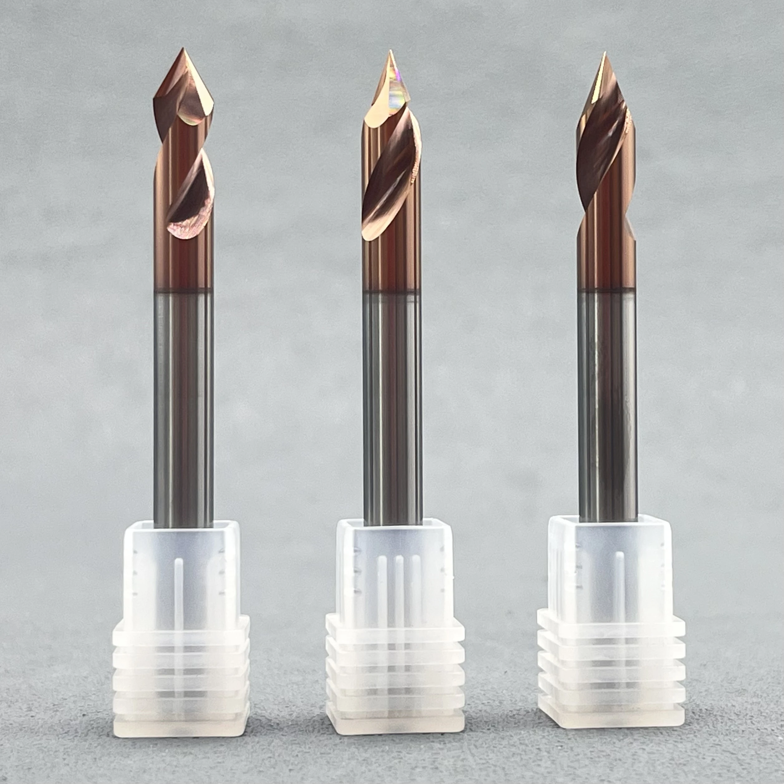 solid caarbide coated chamfering cutter carbide three edge straight groove chamfering cutter