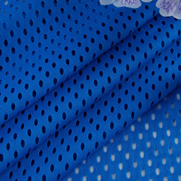 Factory Wholesale Sequin Embroidery French Lace Material Cotton Stretch Mesh Fabric