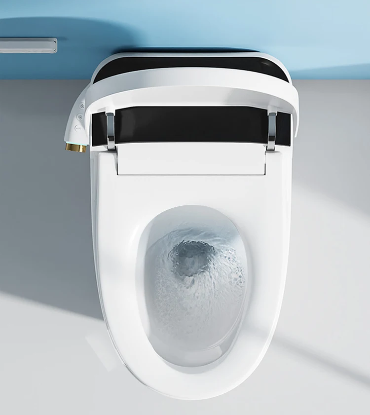 Bathroom ceramic electric wc intelligent bidet smart toilet with water tank