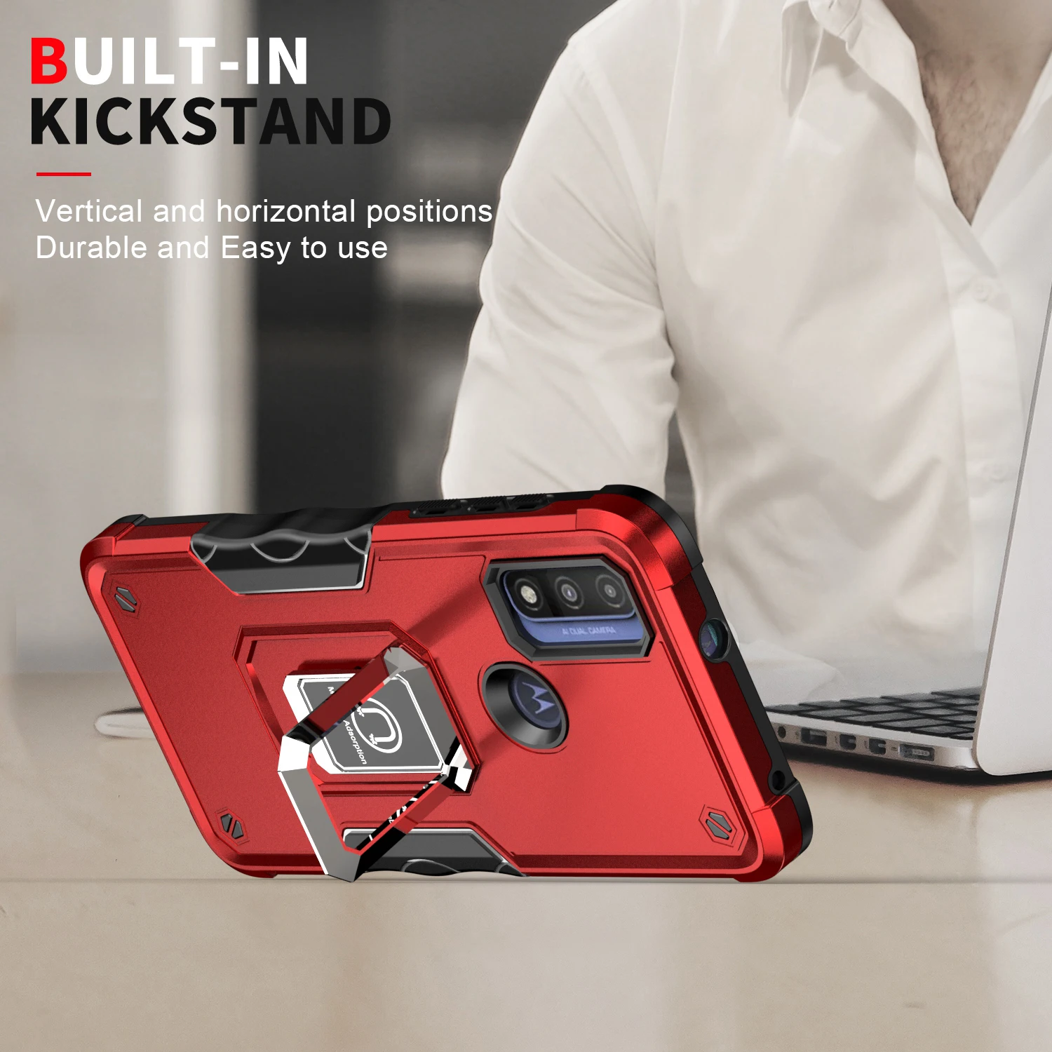 hot selling phone case ring stand Full Protection phone case for MOTO G9 PLAY case