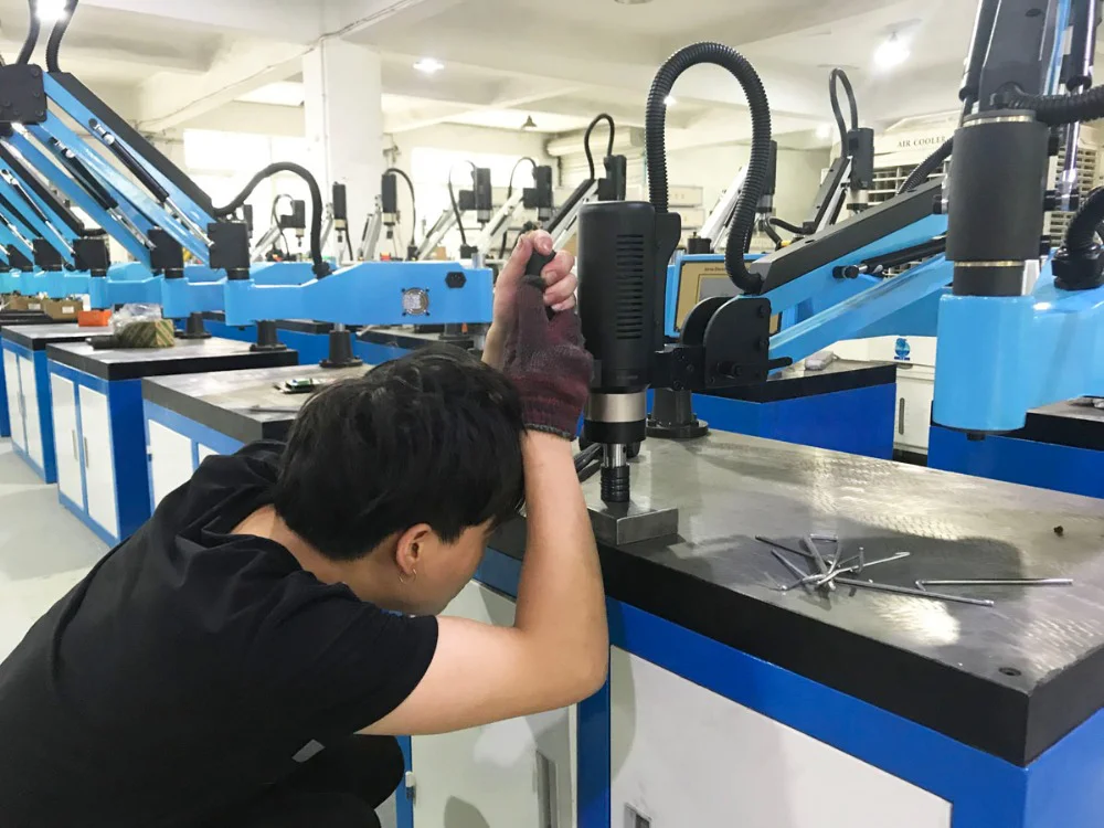 
New CE 220 M6-M24 Quality Assurance Customized Durability Tapping Machine Arm Drilling for Threading Machine Arm Tapping Machine 