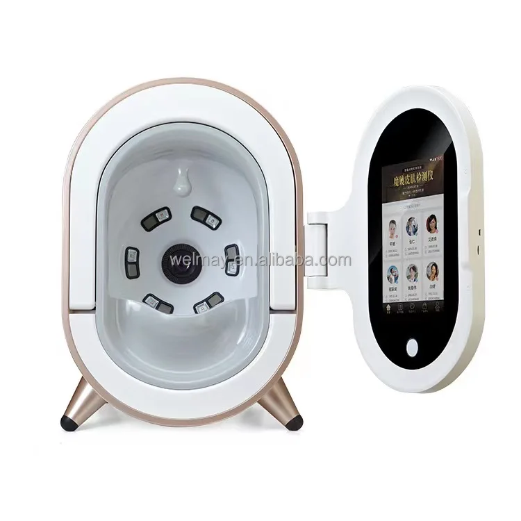 Clinic Spa Salon Welmay Face Scope Skin Analyser Health Skin Complexion Machine Facial Skin Analyzer