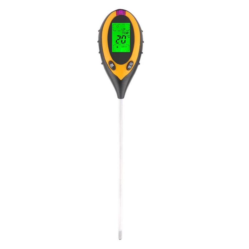 4 in 1 Digital Soil tester pH Moisture Temperature and Light Meter for flowerpot soil garden plantation Soil analyzer