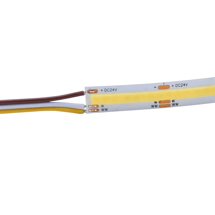 3025 чипы Ra90 608 двухсторонняя светодиодная двойная белая лента CCT 5V 12V 24V FOB настраиваемый белый COB