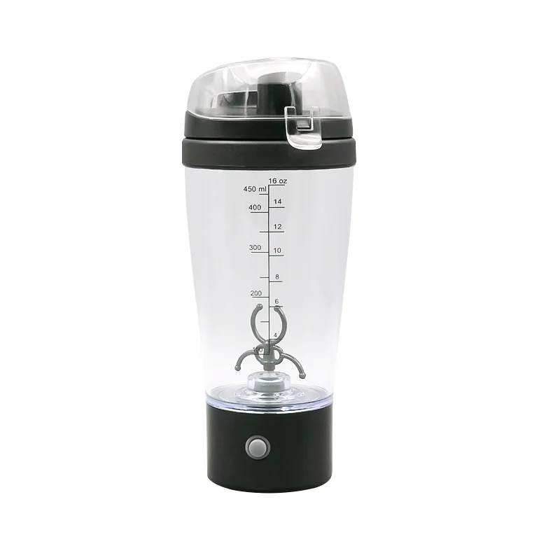 large sports water drinking shaker bottle 450 ml mixer mug