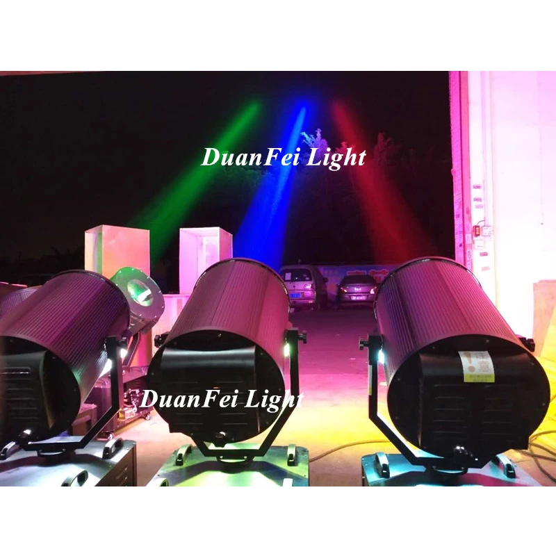 AC110/220/240V/380V 50/60Hz Long-range beam Searchlight 10000W Outdoor projector Sky Search light 10KW