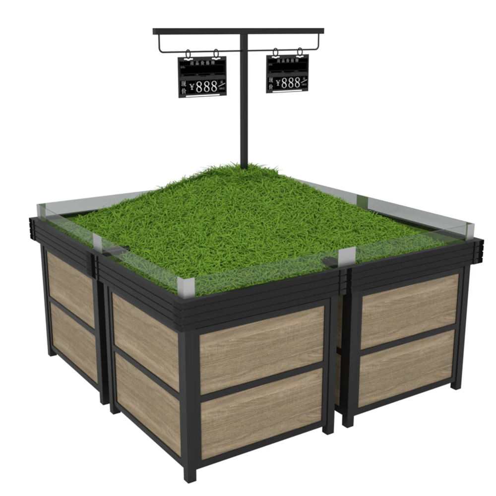 Supermarket fruitPromotion Display Counter  wooden Promotion Counter  Promotional Table