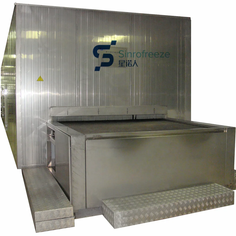 Impingement tunnel freezer IQF/block freezing