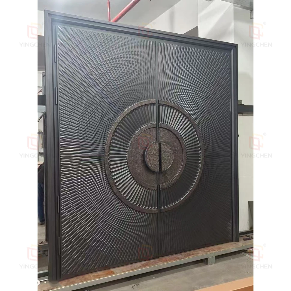 Factory Entry Modern Front Double For The House Aluminium Entrance Doors Picture