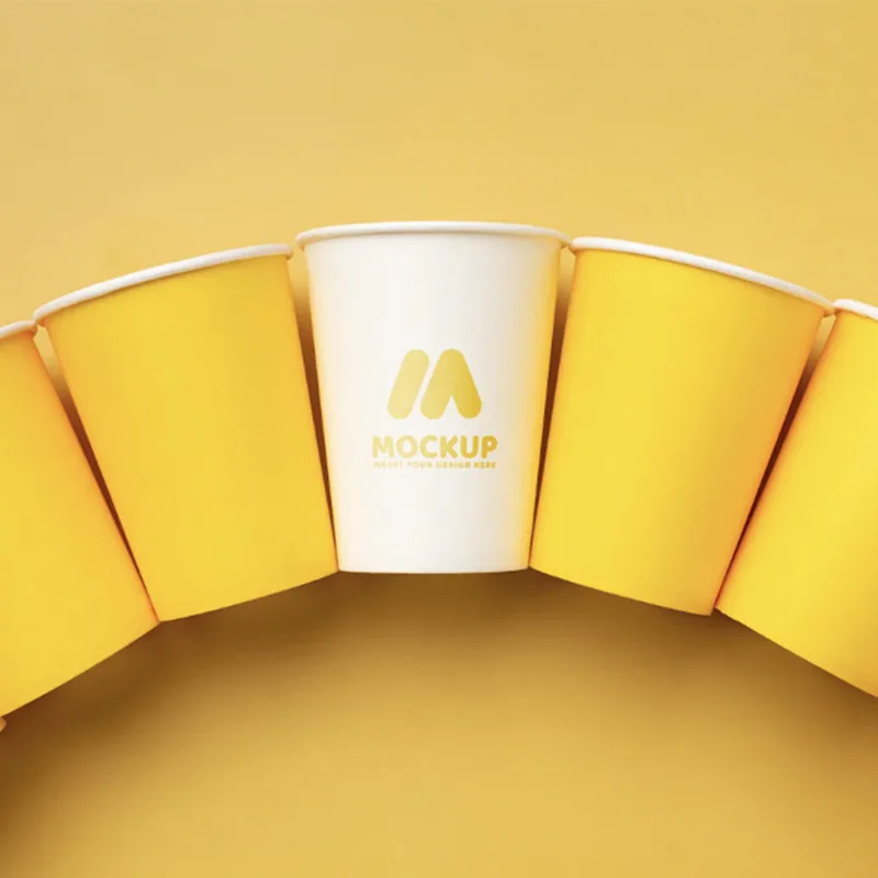 High Quality Custom Logo Professional Film Disposable Paper Cup Beverage Cup Save Freight Cost