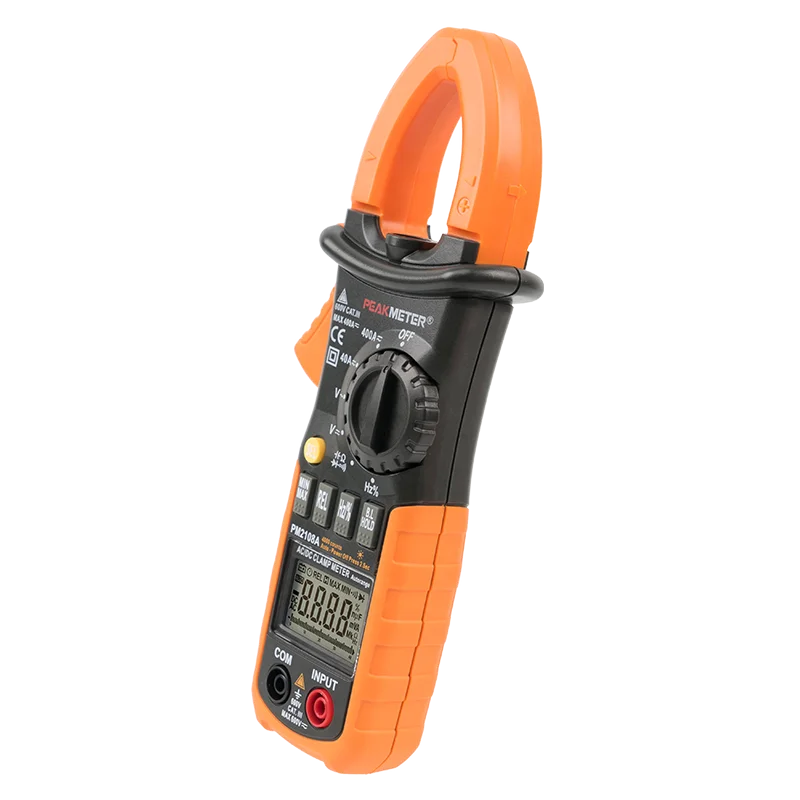 PM2108A / MS2108A 4000 Counts Ac Dc Current bar graph display Clamp Meter , Frequency Measurement Earth Leakage Clamp Meter