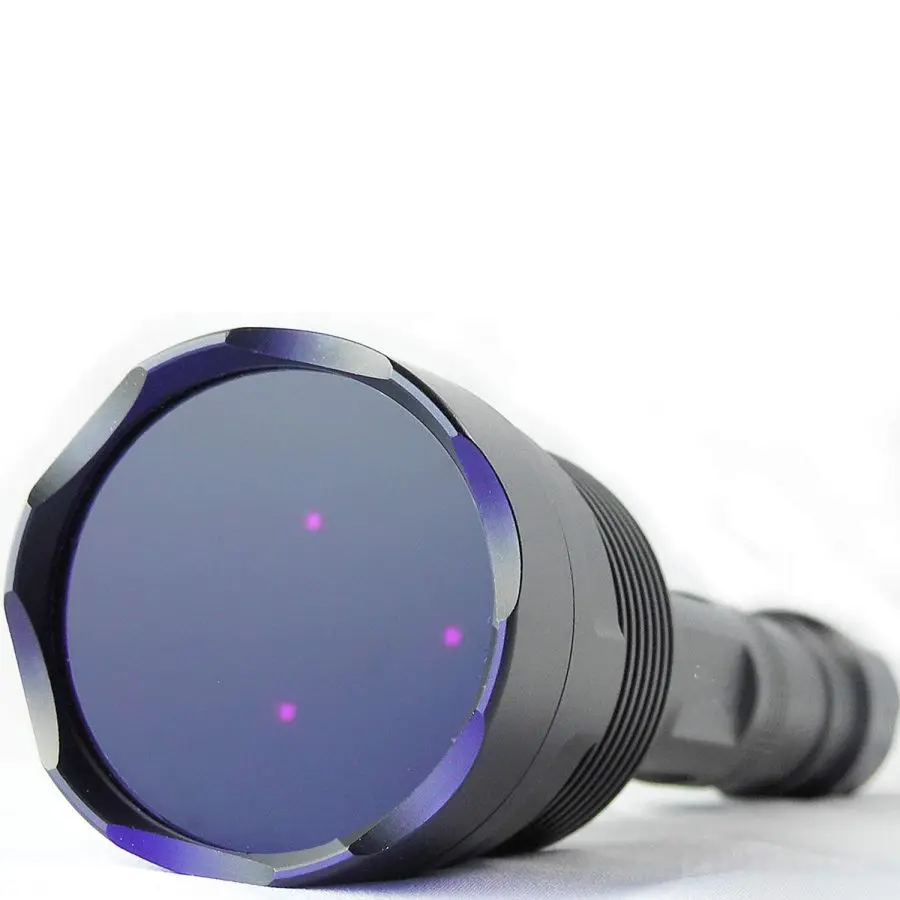 UV light lampe 365nm Flashlight with Filtered 3 LED Black Light