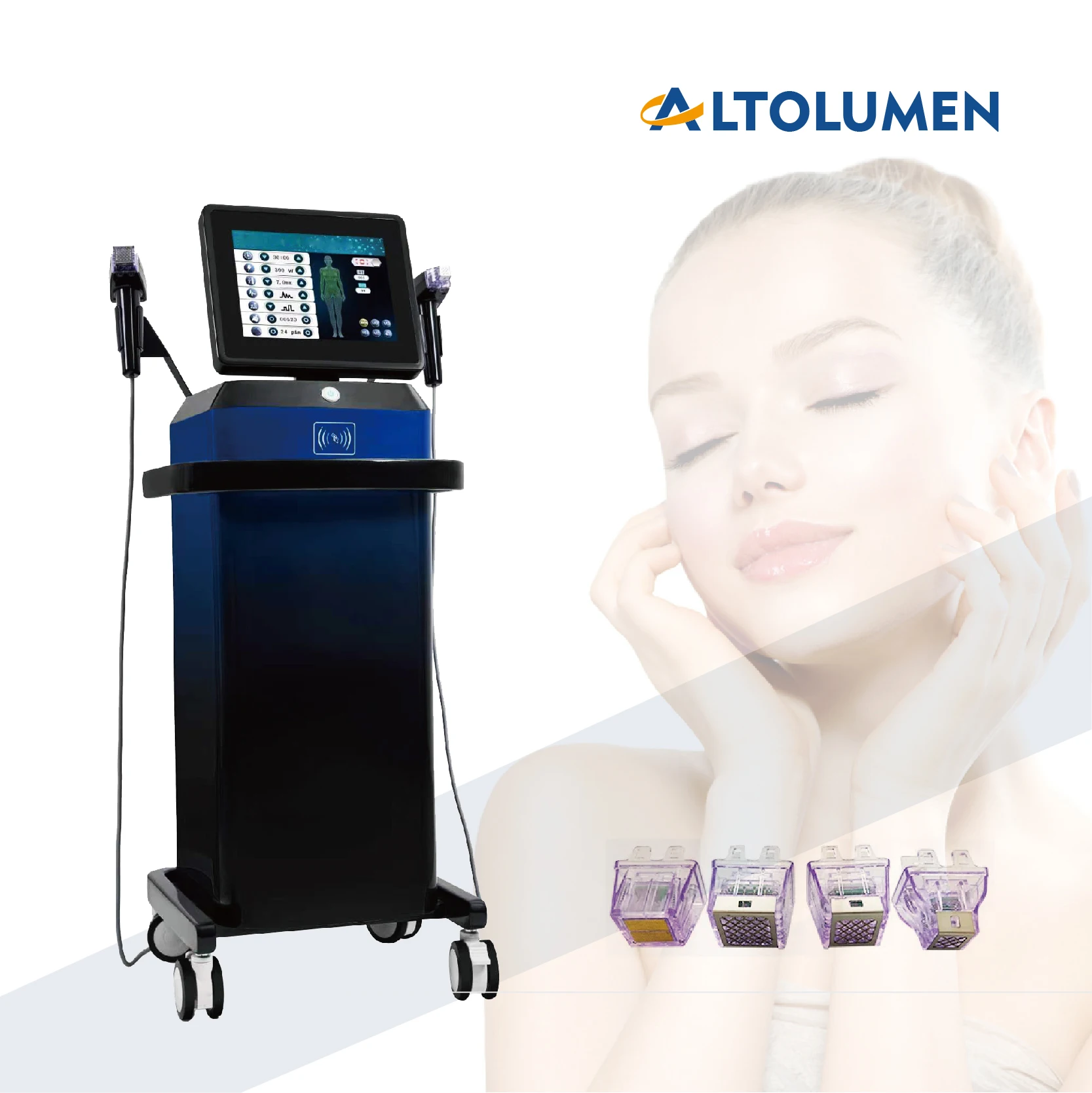 rf fractional microneedling stretch mark removal Radio frequency fractional rf microneedle face lift machine