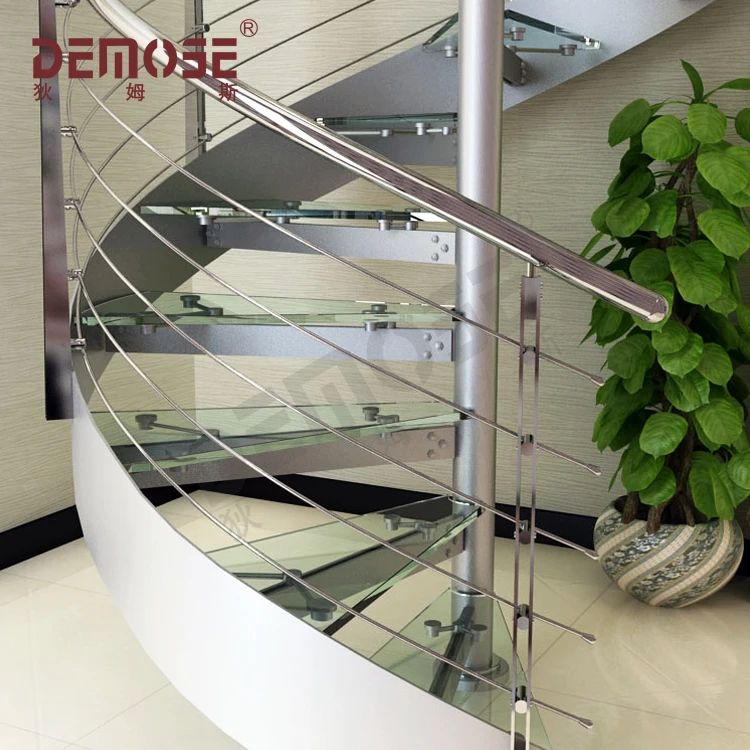 modern pvc spiral staircase stair handrail prices guangdong supplier