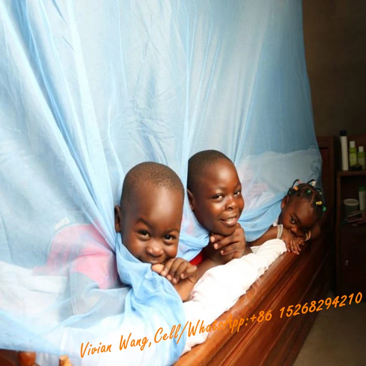 Cheap Polyester insecticide treated mosquito net(LLIN), bed canopy,square rectangular conical canopy mosquito net bed canopy