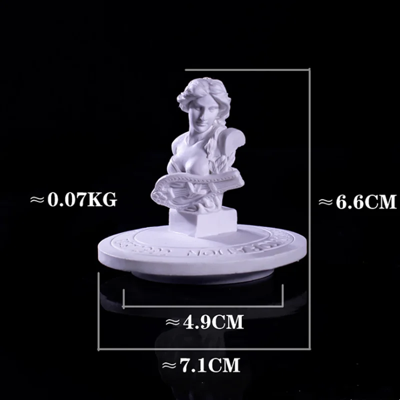 Wholesale Custom Candle Jar High Quality Luxury Empty Resin Statue Candle Container