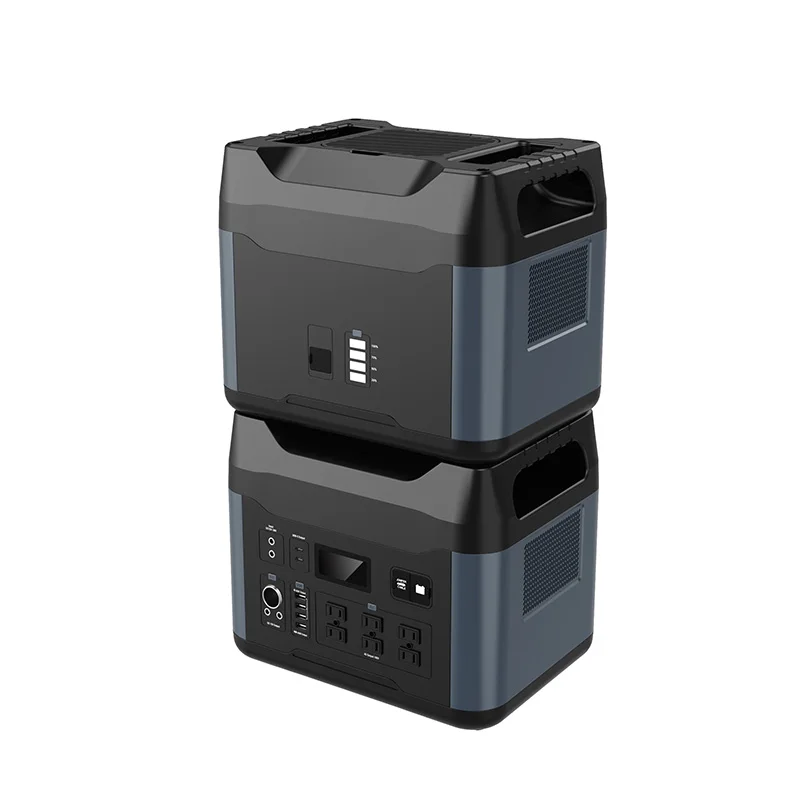 2200W Solar Generator AC/DC Outlet Outdoor Camping Power Source Emergency Power Supply Portable Power Station