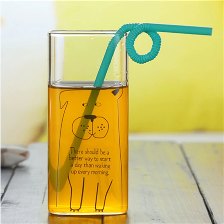 Eco-Friendly Refractory glass coffee mug with saucer glass juice mug glass cup