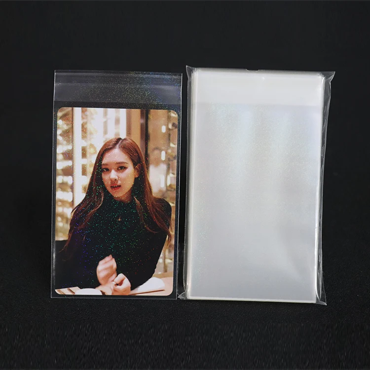 Sandstorm 5000pcs HOLOGRAM  KPOP Photocard CARD SLEEVES, Resealable LOMO PC card sleeves