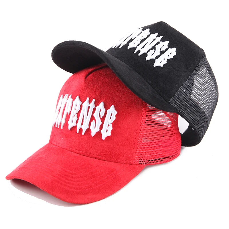 Custom mesh high quality 5 Panel Gorras Mesh embroidery velvet trucker hats