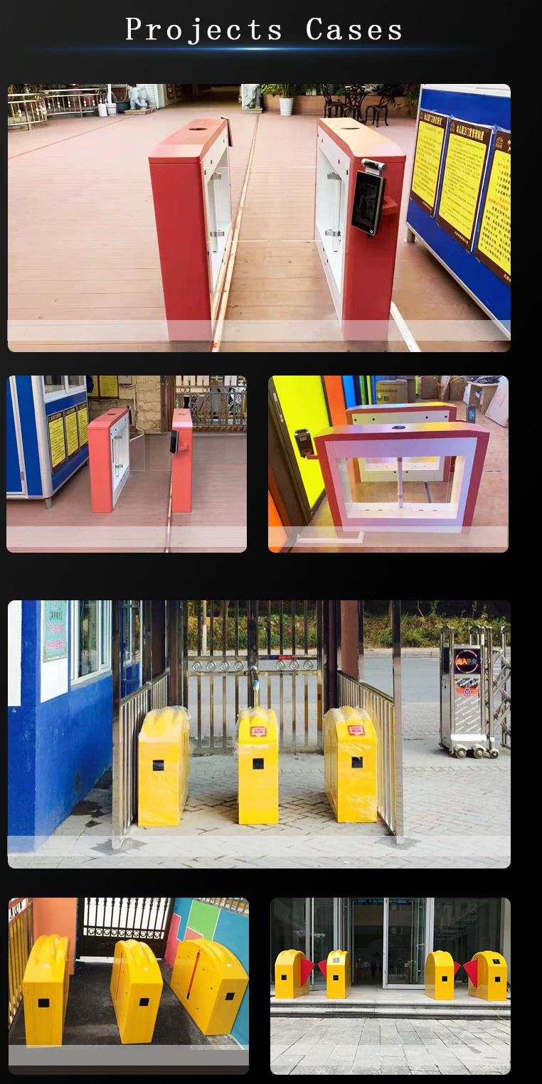 Smart Intelligence High Security Swing Barrier Gate Turnstile Kindergarten Protect Children  Swing Gate Turnstile Popularity