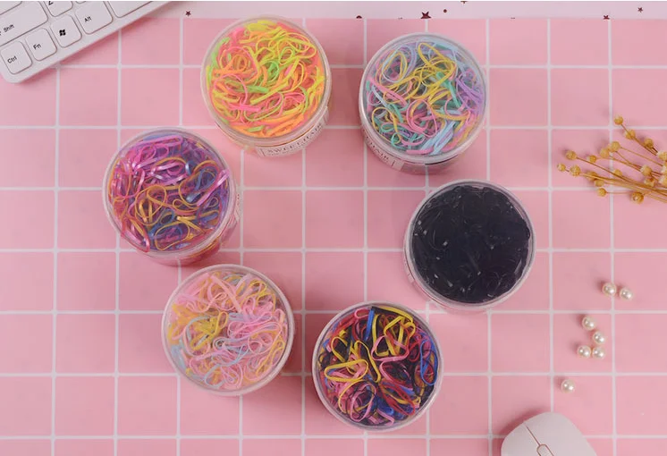 High-quality colored rubber bands for