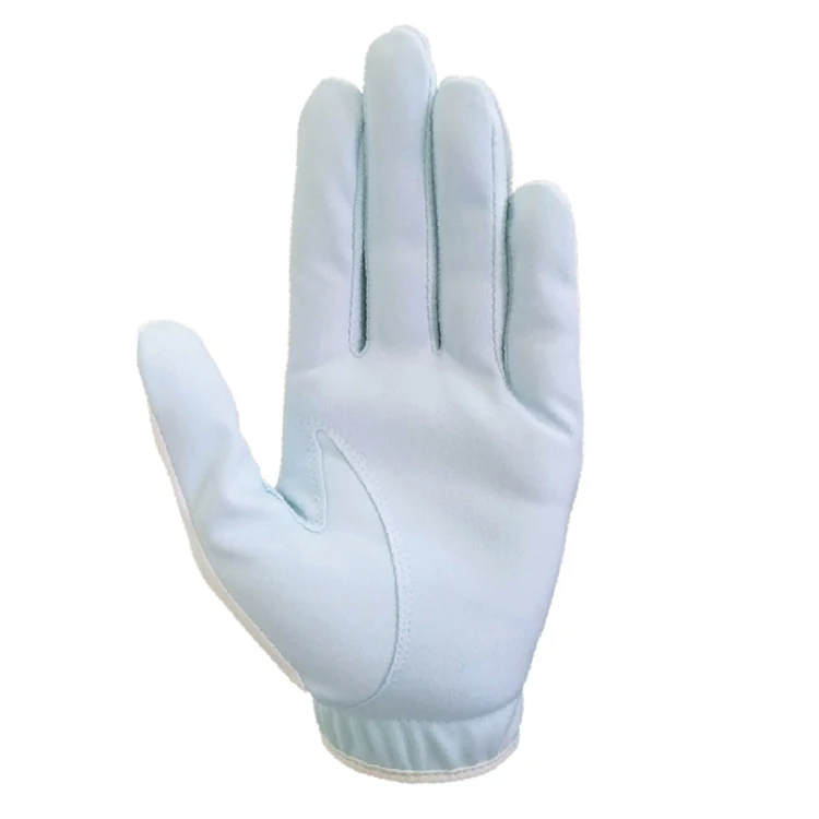 OEM price White Soft Color Indonesia Cabretta Leather Golf Glove