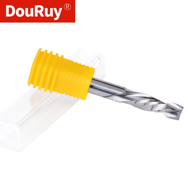DouRuy 3A Solid Carbide 2 flutes Up and Down cut Compression End mill For Wood milling cutter