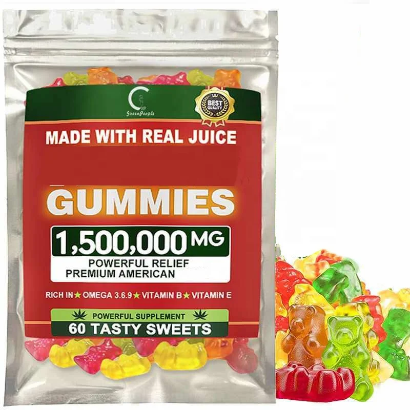 wholesale  bear oil gummies 60pcs  Vitamin Gummy Bears Dietary Supplement