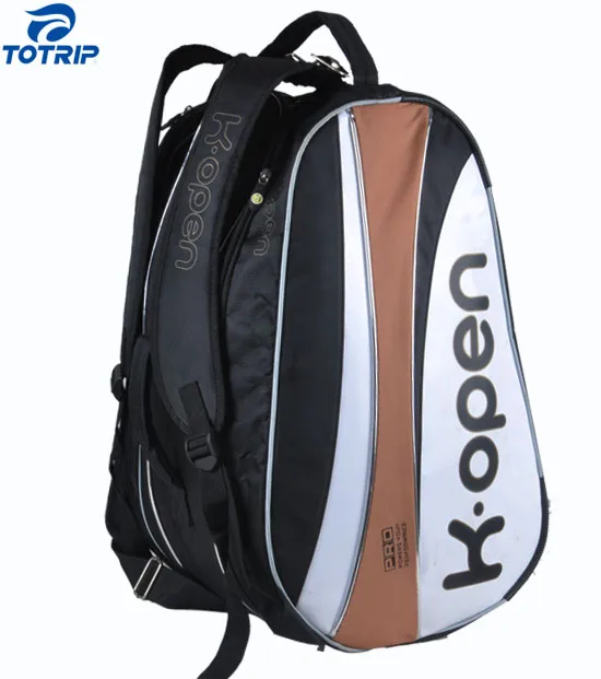 Custom logo club team padel tennis racquets gear backpack bag