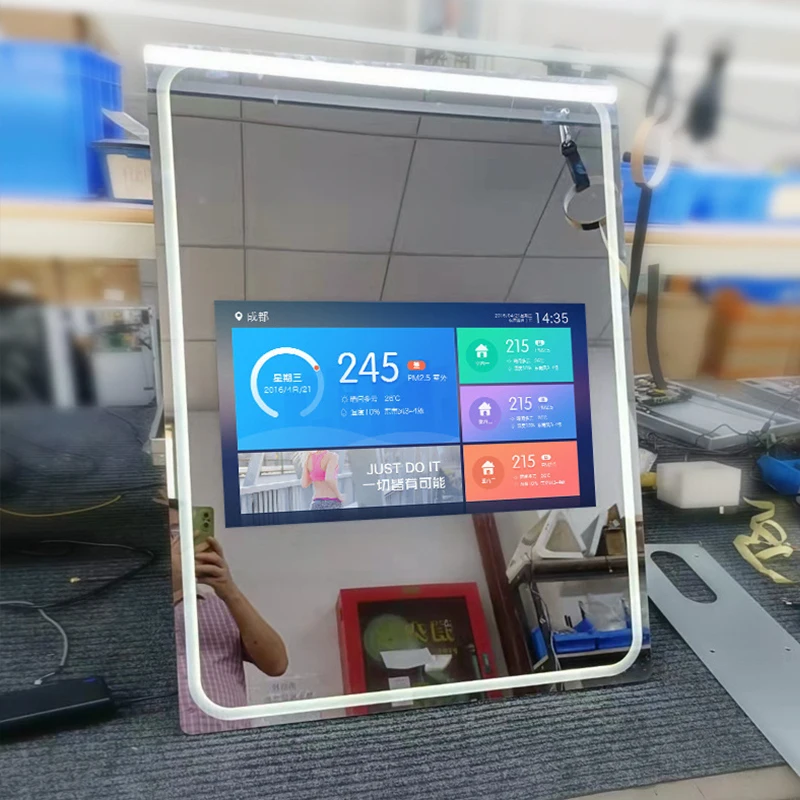 21.5/43 inch 50 inch HD multimedia intelligent fitness mirror advertising machine AI magic mirror fitness mirror indoor display
