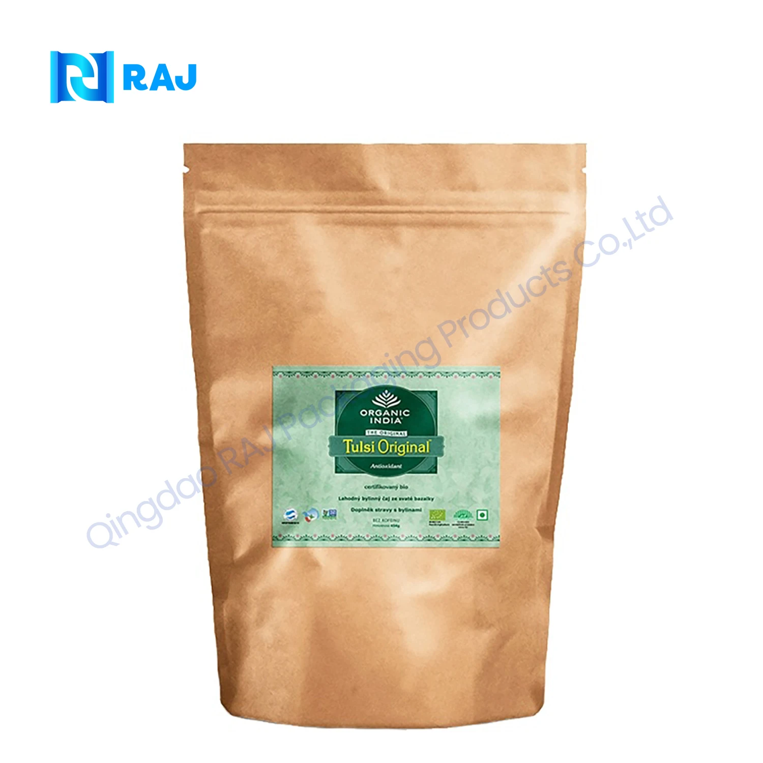 Factory Customized Printing Amber Leaf Tobacco Bag Portable Three Side Seal Pouch Cigarette Window Zipper Packaging Cigar Bag