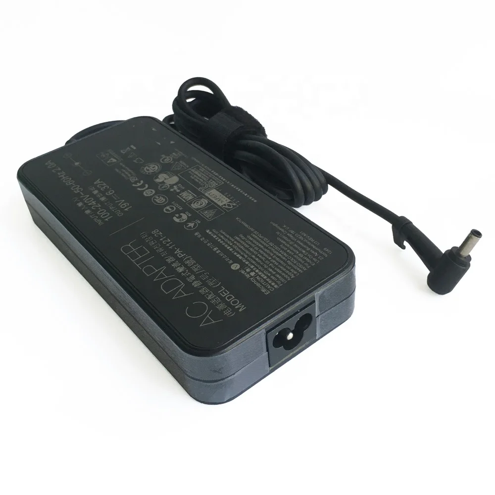 Оригинальный Тонкий 19V 6.32A 120W AC адаптер Зарядное устройство для ноутбука ASUS ZenBook Pro ROG G501JW UX501J G501VW R501JW PU500CA