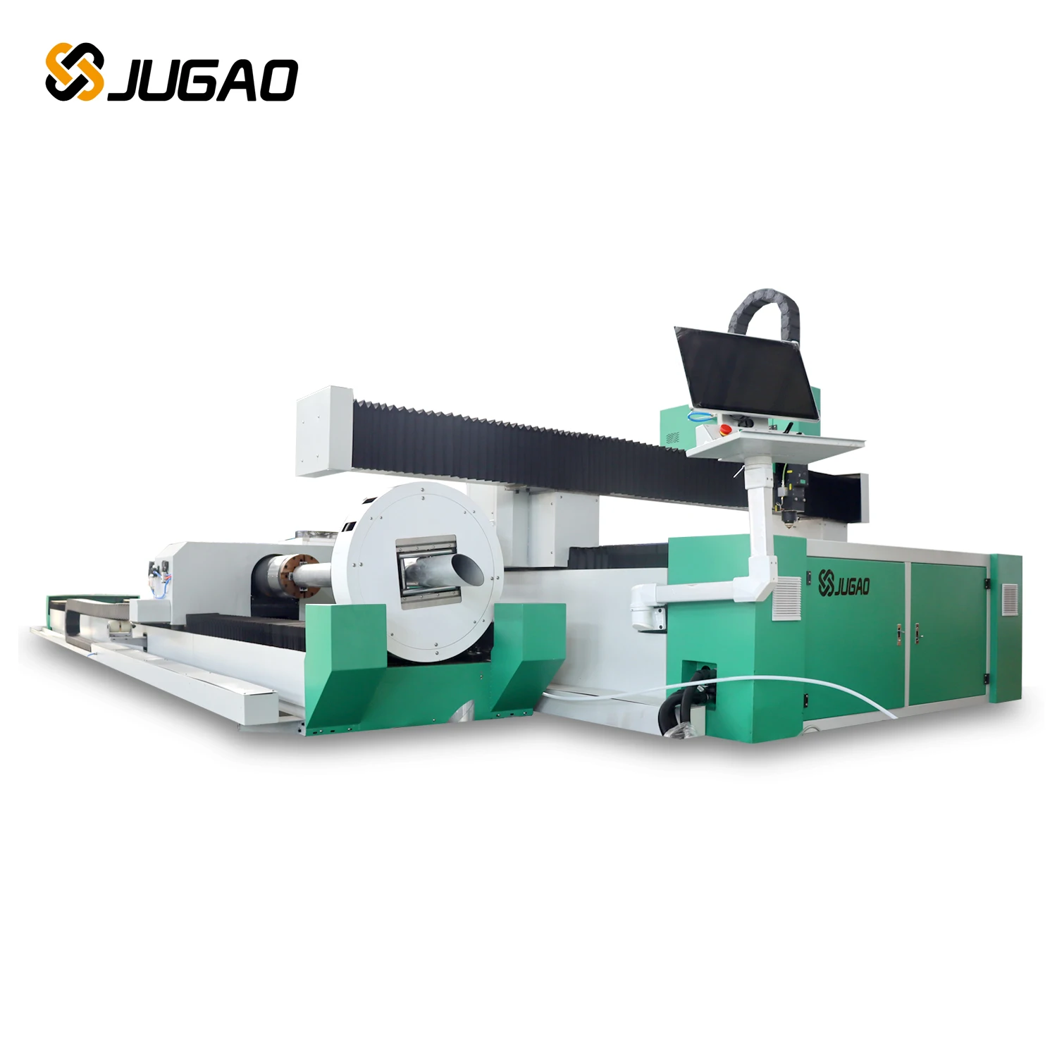 JUGAO 6kw Fiber Laser Cutting Machine High Precision Pipe And Plate Laser Cutting Machine