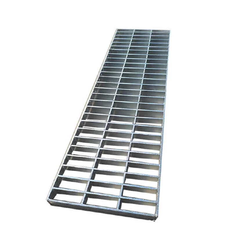 Outdoor Sideway Gutter Construction Steel Grating Stair Galvanized Building Floor Steel Galvan Grate Grill Platform