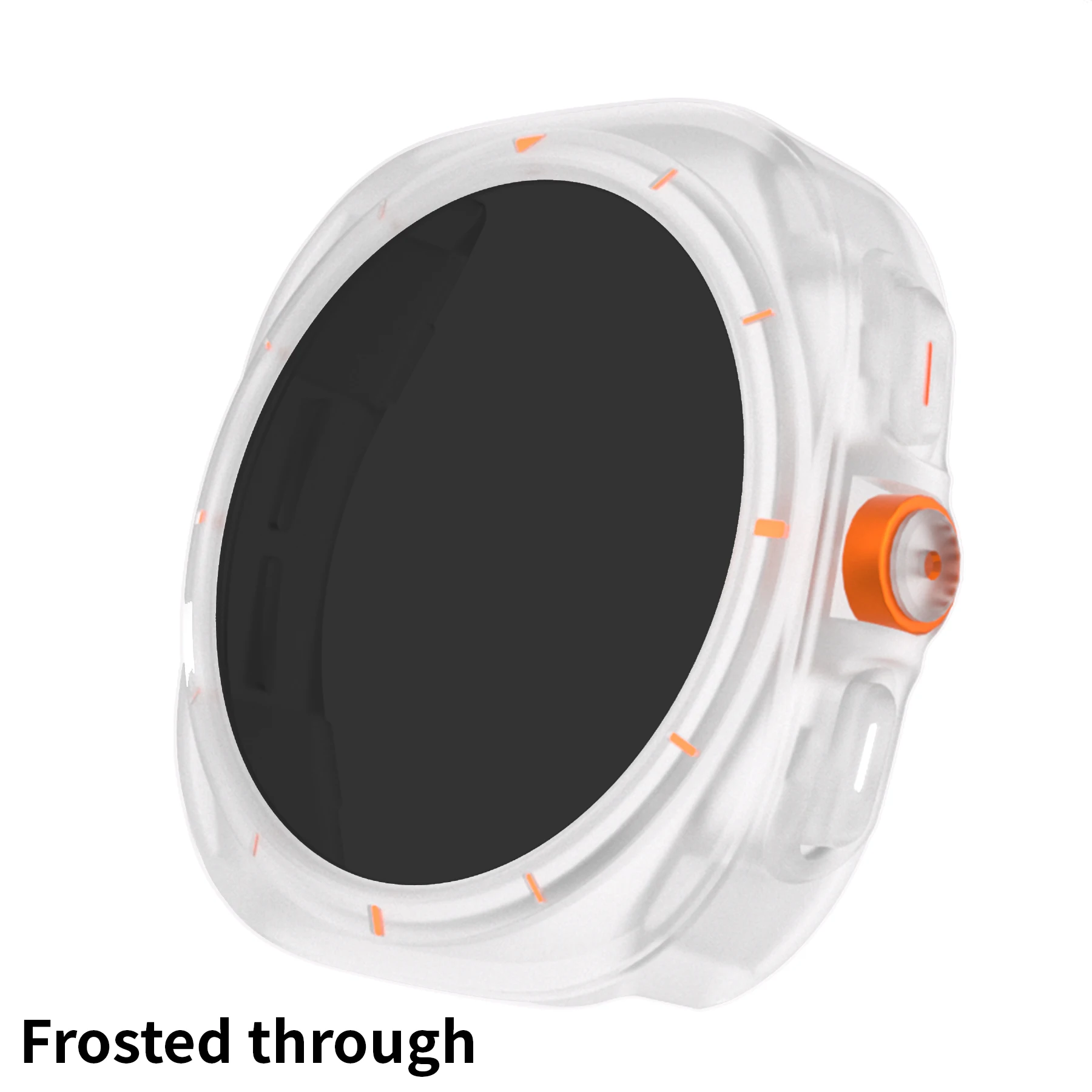 Eraysun Watch 7 Changeable Privacy Glass Case to Ultra Protective Case For Samsung Watch 7 Protector Watch Case