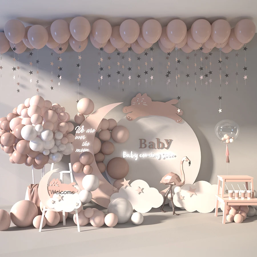 Custom Qualatex Quality Air 100% Natural Festival Decoration Latex Material Garland Arch Wed Party Stand Balloon Kit Garland Set