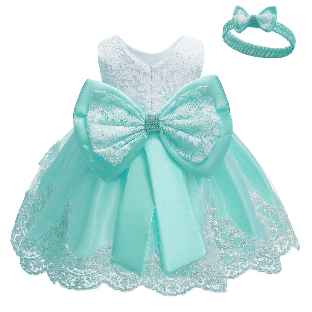 Mikatale RD0062 4Year Old Girl Party Dress Bow Knot Tutu Lace Princess Dress for Toddler Girls