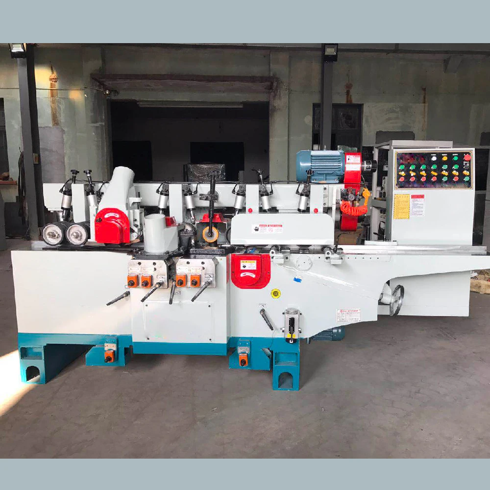 Тяжелой нагрузке 4 строгальный станок для четырехсторонний деревообрабатывающий толщина Высокая скорость деревообрабатывающий строгальный станок