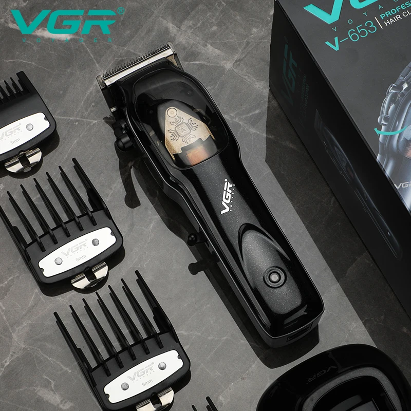 Вгр V-653 новая магнитная Парикмахерская ножницы перезаряжаемые профессиональная аккумуляторная машинка для стрижки волос