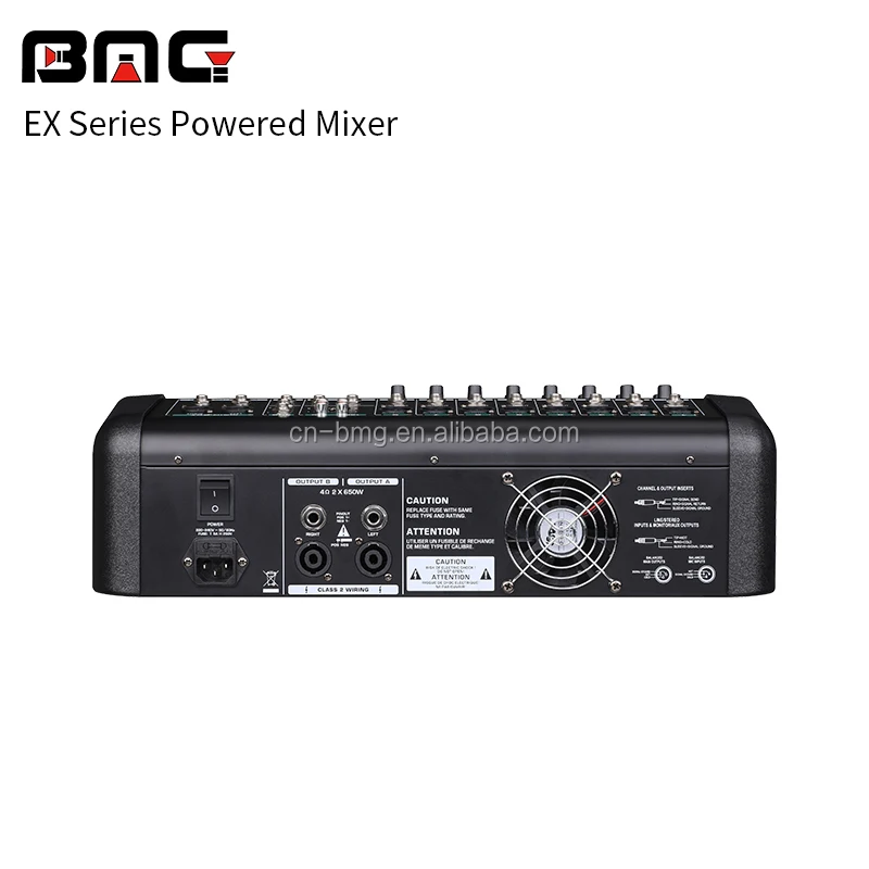 BMG Professional Audio Blueteeth Power Amplifier Mixer  Newest 8 Channel Sound Music Mixer Digital mixer audio
