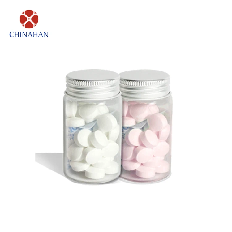 Private label probiotic portable oral cleaning fruit flavor chewing solid toothpaste tablets for home and travel