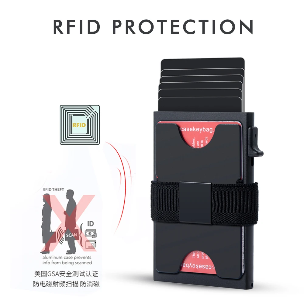 Алюминиевый смарт-бумажник