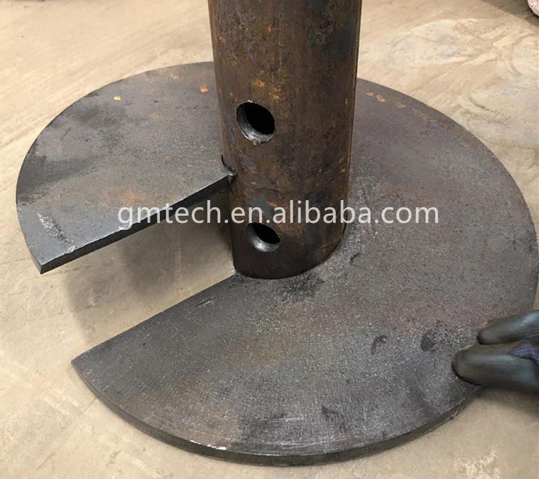 self color ground screw pile soil anchors screw and ground screw pole anchor