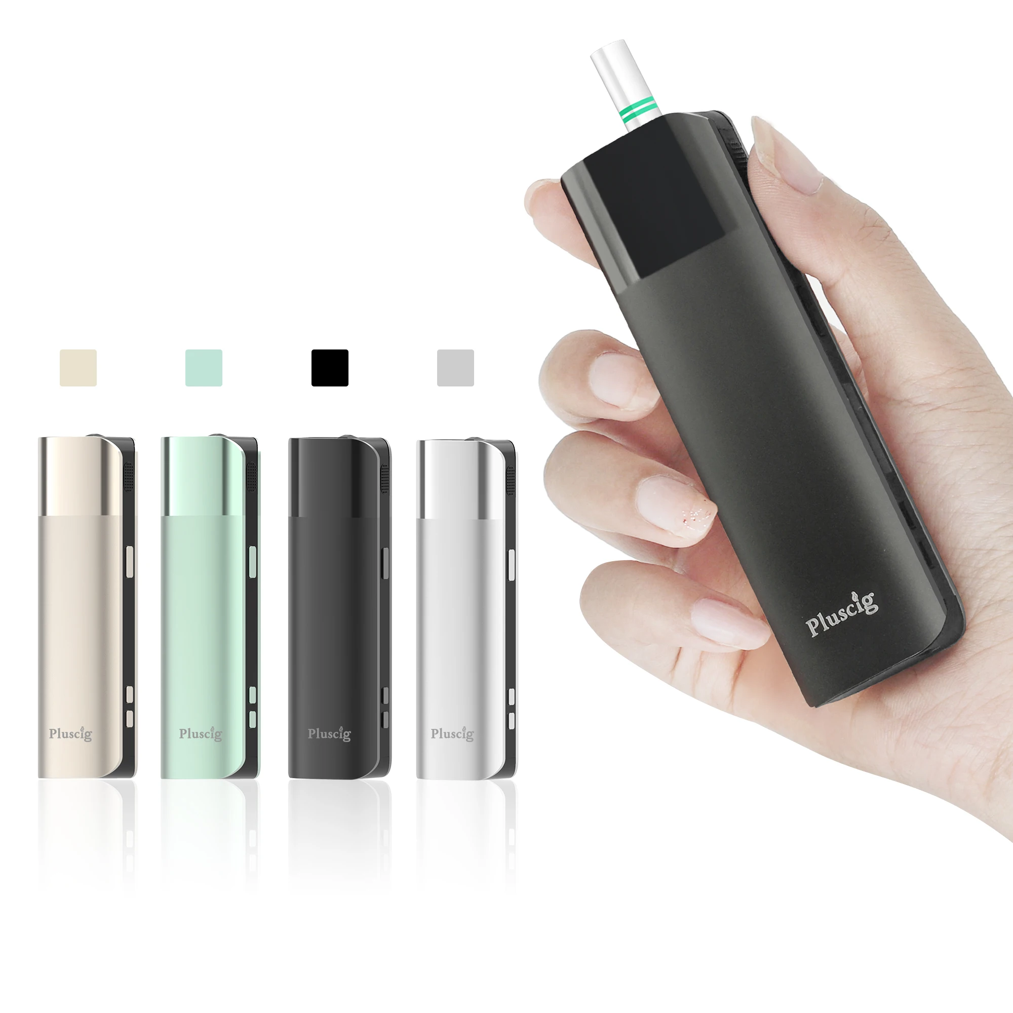 Pluscig S10 OEM ODM 3500mAh electronic kit cigarettes iqus Fast heetsing stick device dual heat not burning