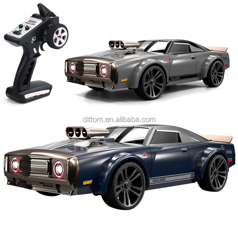SCY-16303 1/16 2.4G RC Muscle Car 4WD Electric Flat Drift Racing Vehicle With Demon Angel Eyes Hadlights