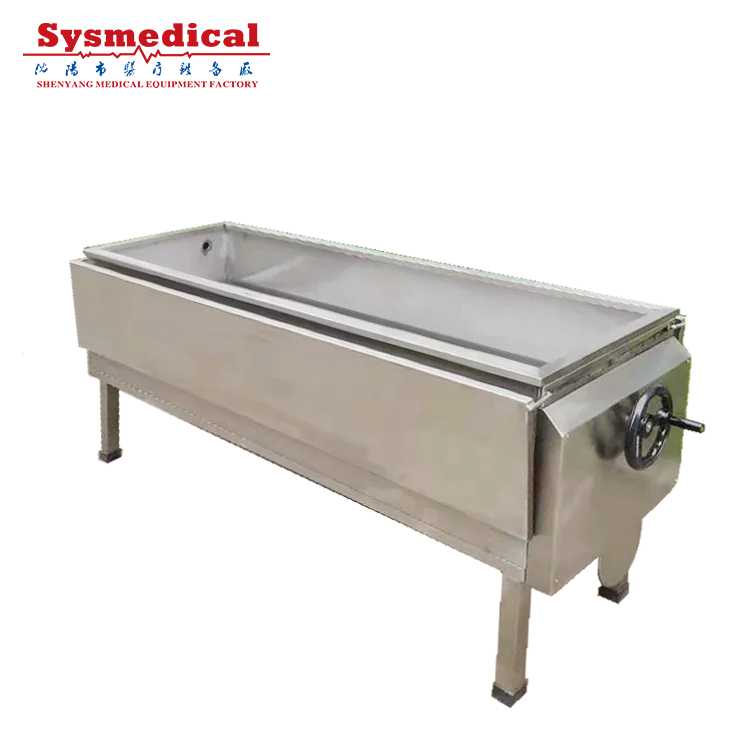 FREEZERPALACE 304 Stainless Steel Material Corpse Sink Formalin Immersion Table Embalming Machine