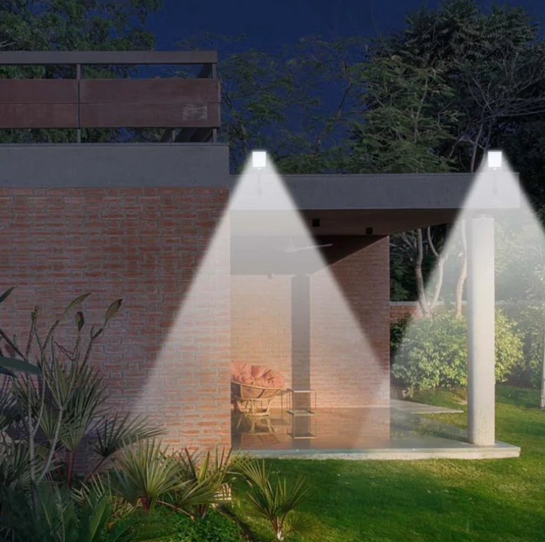 Solar human body induction lighting home cob strong lights street lights outdoor emergency wall lamps