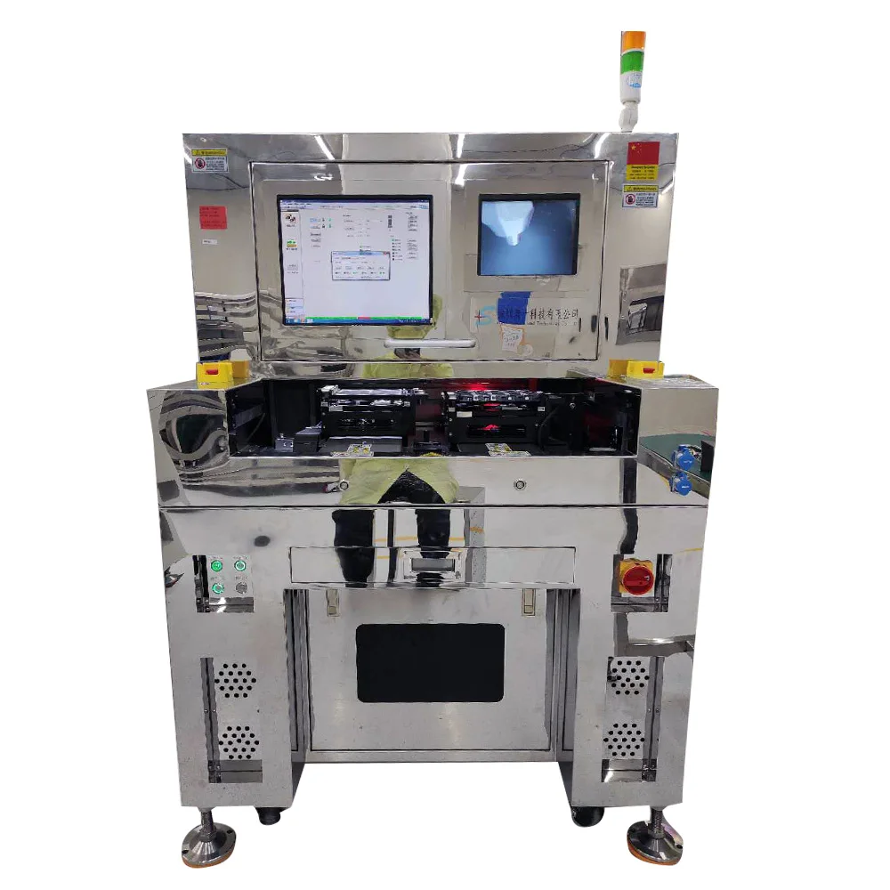 Automatic spray tin ball welding machine Laser solder ball precision welding system Double station tin wire welding equipment